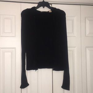 GIRLS large black sweater